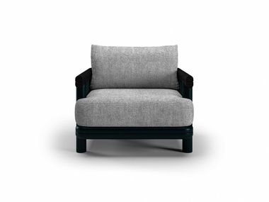 Poltrona da giardino in alluminio con braccioli ALVO SNOC