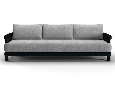 Divano da giardino in alluminio a 3 posti ALVO SNOC