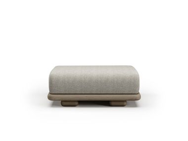 Poggiapiedi da giardino imbottito quadrato CALEO SNOC