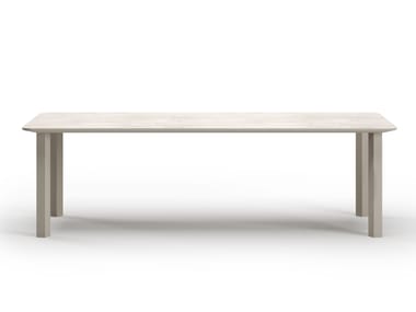 SNOC, ÉCLAT Tavolo da giardino rettangolare in alluminio