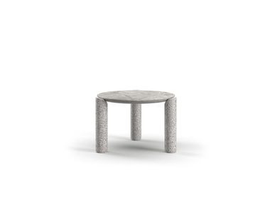 Tavolino da giardino rotondo in arenaria LORVAIN M SNOC