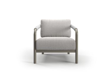 Poltrona da giardino in alluminio con braccioli LORVAIN SNOC