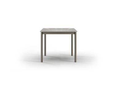 Tavolo da giardino quadrato in alluminio LORVAIN SNOC