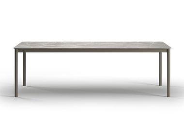 Tavolo da giardino rettangolare in alluminio LORVAIN SNOC