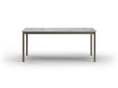 Tavolo da giardino rettangolare in alluminio LORVAIN SNOC