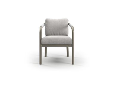 Sedia da giardino in alluminio con braccioli LORVAIN SNOC