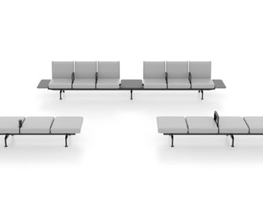 SOFT WAIT Beam seating with armrests By Vitra | design Barber & Osgerby