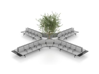 SOFT WAIT Beam seating with armrests By Vitra | design Barber & Osgerby