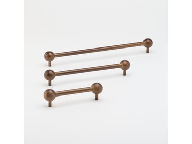 SPHERE Brass Bridge furniture handle By Lo & Co Interiors