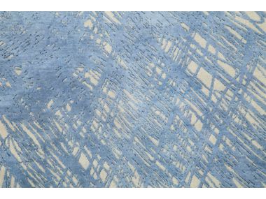 SPHERE QM-951 Oyster/Cornflower Blue Rug By Jaipur Rugs