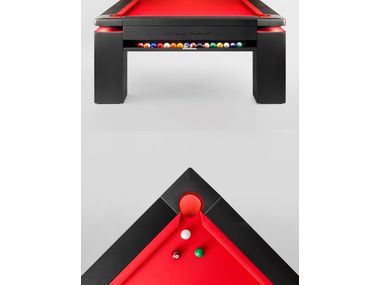 SPORT RACING Carbon fiber and leather pool table By Nuevepies