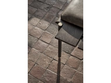 STACKING Steel and wood bench By District Eight