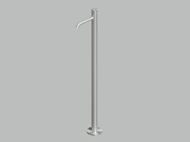 Single handle floor standing stainless steel washbasin mixer STEREO 16 05T QuadroDesign