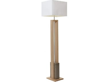 Lampada da terra in legno STONE Flam & Luce