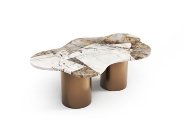 Coffee table with Patagonia quartzite top NUNOCA STONE VALLEY