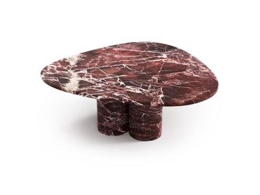 Mesa de centro de mármore vermelho Levanto RIVAGE STONE VALLEY