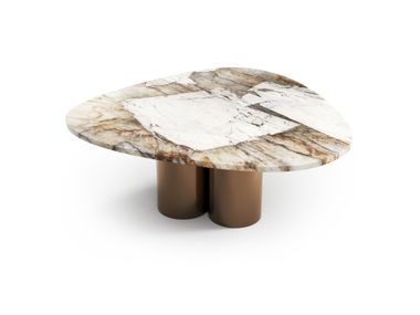 Coffee table with Patagonia quartzite top RIVAGE STONE VALLEY