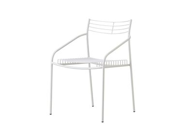 Iron garden chair with armrests PF SUGIYAMA