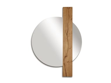 Round wall-mounted mirror SUNSET C | Round mirror
