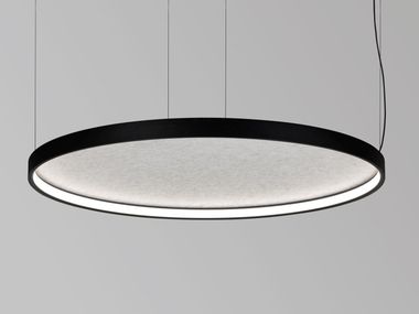 LED metal pendant lamp SUPERLOOP PLUS HC SBL Deltalight