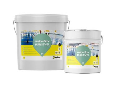 Pavimentazione in resina poliuretanica WEBERFLOOR PURLEVEL 2C Saint-Gobain - Weber