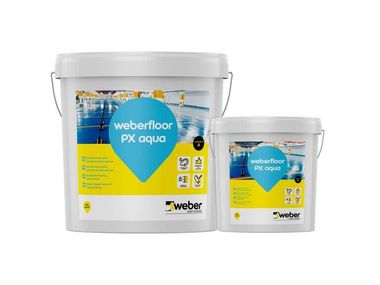 Pavimentazione in resina epossidica WEBERFLOOR PX AQUA Saint-Gobain - Weber