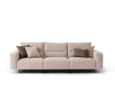 Sofá reto modular de tecido ARIA Saloni