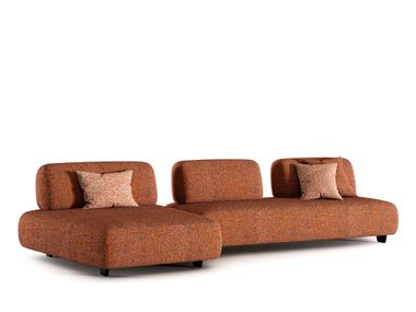 Sofá modular de tecido BON BON LINEA Saloni