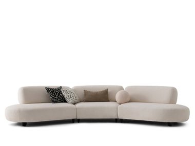 Sofá curvo modular BON BON Saloni