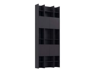 Biblioteca modular de parede de MDF SIENA Saloni