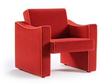 Sillón de tela con brazos FORMAL TWIN Sancal