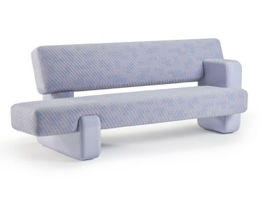 Sofá esquinero con estructura de madera GRADAS Sancal