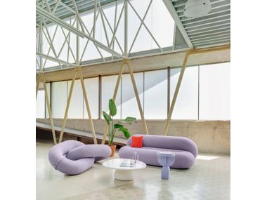 VESPER Round wooden coffee table By Sancal | design Sebastian Herkner