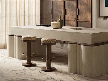 Travertine-effect decorative coating TRAVESSA Sapienstone