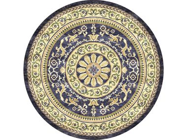 Handmade custom rug IMPERIAL ROUND MEDALLION Sarelli Interiors Textiles