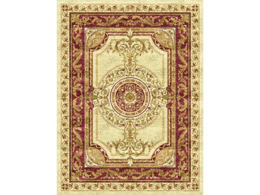 Handmade custom rug PALACE SHIELD ARABESQUE Sarelli Interiors Textiles