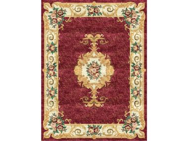 Custom handmade rug SAVONNERIE HERITAGE MEDALLION Sarelli Interiors Textiles