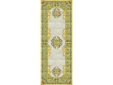 Custom handmade rug VERSAILLES FLORAL MEDALLION Sarelli Interiors Textiles
