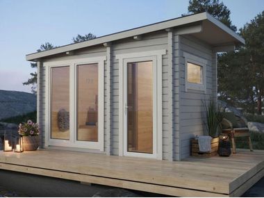 Aussensauna aus Holz NORDICA Saunamo