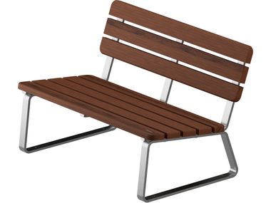 Bench with relax back TERYA Schaller