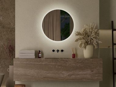 Bathroom mirror with integrated lighting STYLE LED Schneider