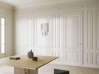 Scrigno, GLYPHA Porta a battente in legno