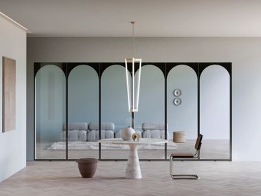 Pivot glass door RIVIERA Scrigno