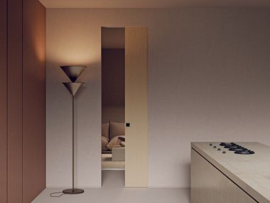 Scrigno, TINTORI Porta a filo muro scorrevole a scomparsa