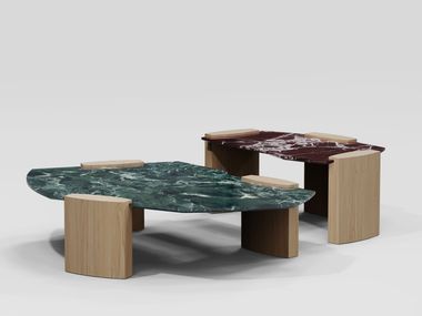 Low marble central coffee table KORA X Secolo