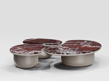 Low marble central coffee table LAGHI X Secolo