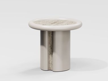 Round marble side table MOONRISE Secolo
