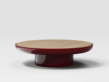 Low round central coffee table ROMO Secolo