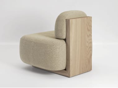 Fabric easy chair YOSHIDA