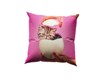 Cuscino quadrato in fibra sintetica CAT SURPRISE Seletti